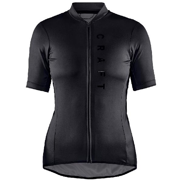 Foto van Craft Summit fietsshirt korte mouw zwart dames XL