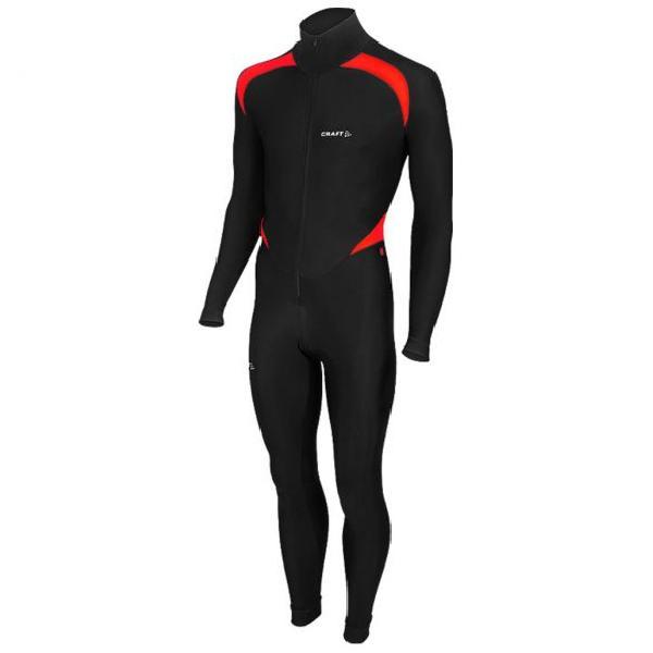 Foto van Craft Thermo Schaatspak CB zwart/rood unisex XL