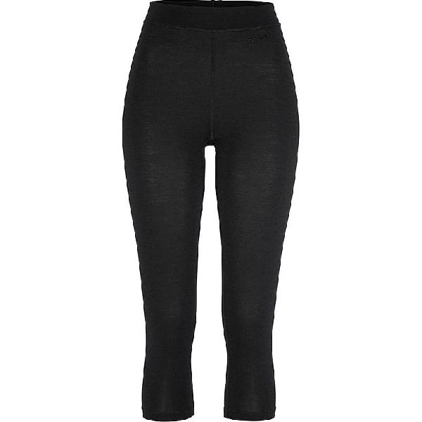 Foto van Craft Wool 95 Knickers merino thermobroek driekwart black/melange dames
