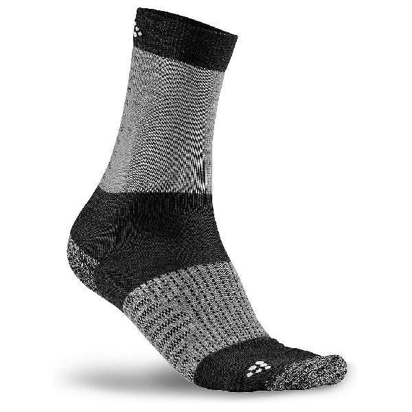 Foto van Craft XC Training Sock sportsokken black/dk grey melange unisex