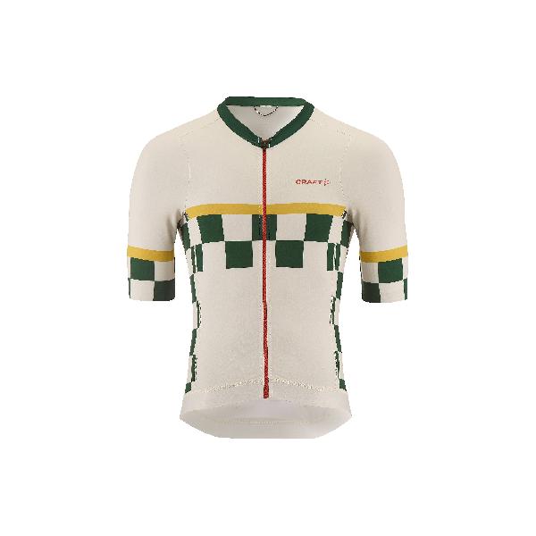 Foto van Craft endur training fietsshirt heren plaster/green