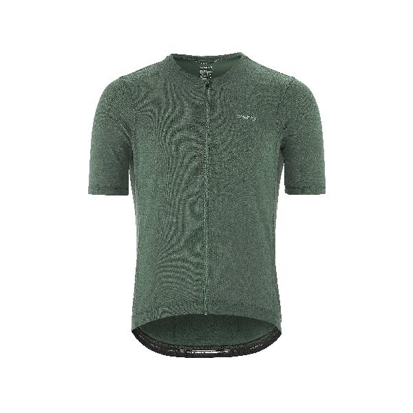 Foto van Craft everyday wool korte mouw fietsshirt heren atlantic melange