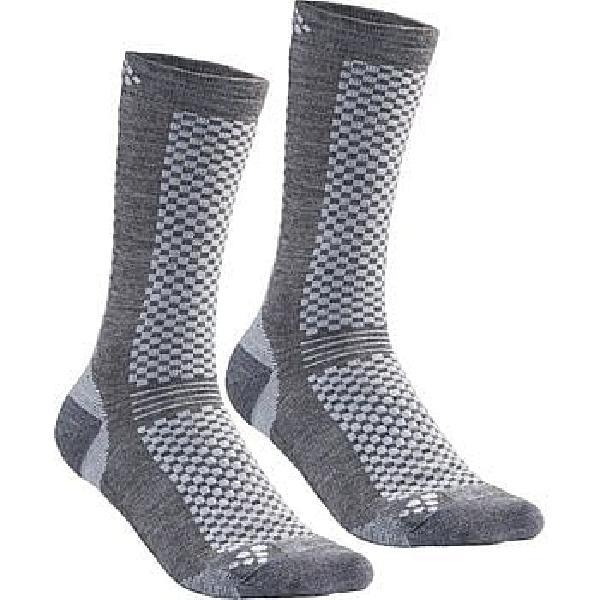 Foto van Craft warm mid sokken grijs 2-pack