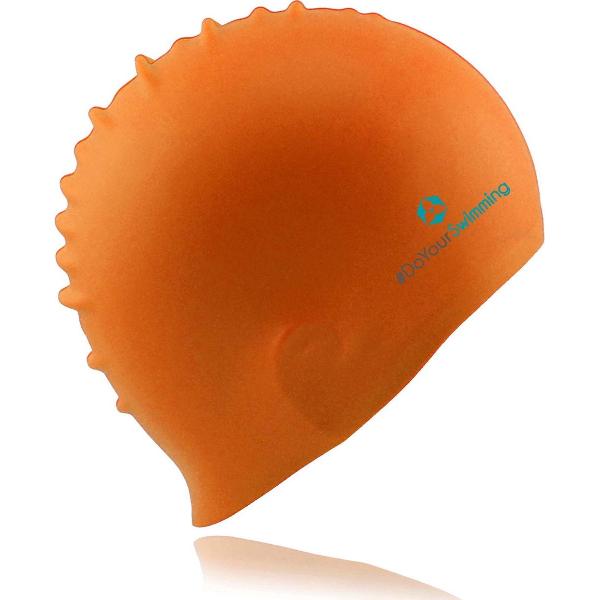 Foto van #DoYourSwimming - Badmuts voor kinderen - »Goldfisch« - silicoon (Spandex) - perfecte pasvorm - oranje