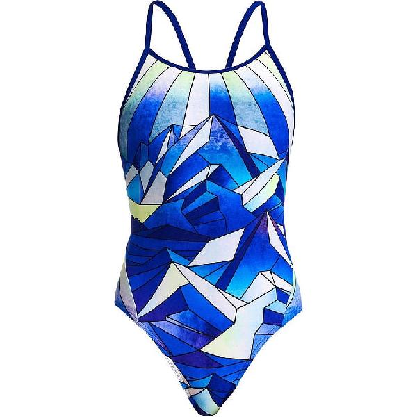 Foto van Funkita Blue Ascent diamond back badpak meisjes