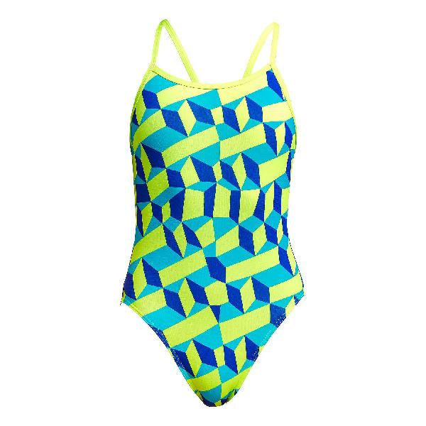 Foto van Funkita Blue Blockers strap badpak dames