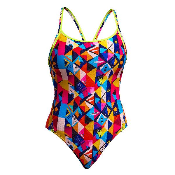 Foto van Funkita Broken Blox diamond back badpak dames