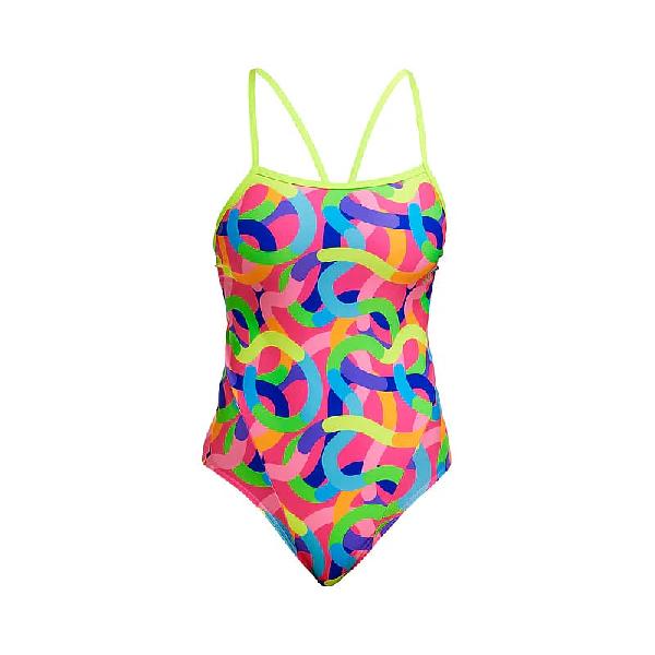 Foto van Funkita Curly Wurly Single Strap badpak dames