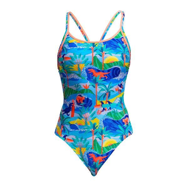 Foto van Funkita Duuude diamond back badpak dames 42