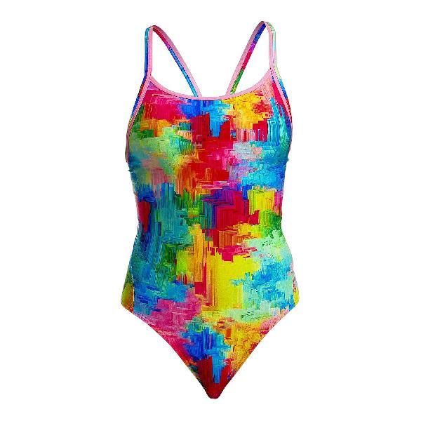 Foto van Funkita Falling Colours diamond back badpak dames