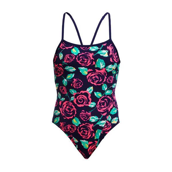 Foto van Funkita Feeling Rosy Single Strap badpak dames 40