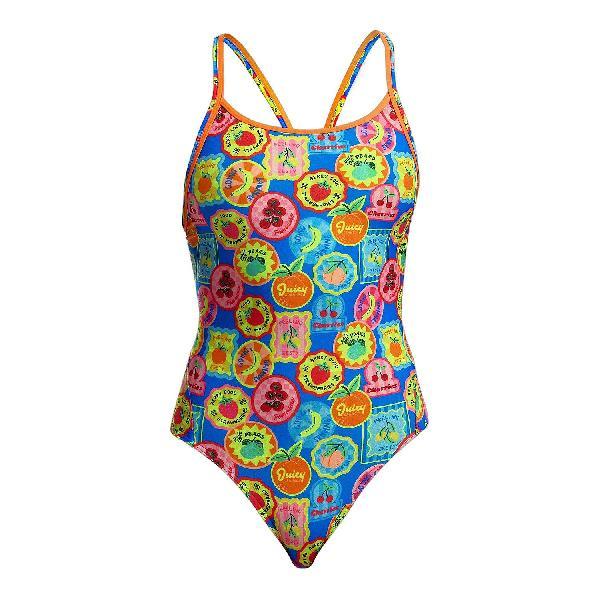 Foto van Funkita Five Serves diamond back badpak dames