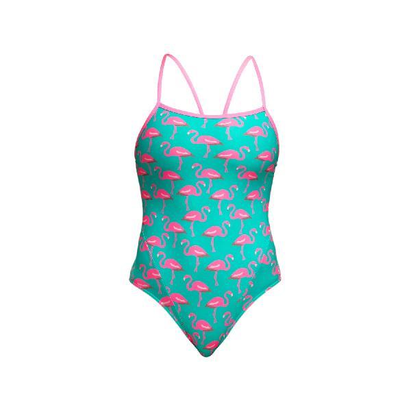 Foto van Funkita Go Flamingo single strap badpak dames 38