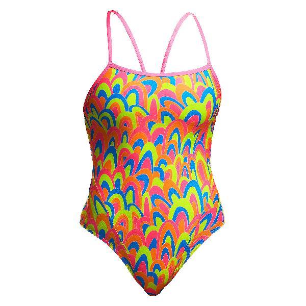 Foto van Funkita Hillary Puff single strap badpak dames