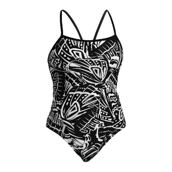 Foto van Funkita Night Flyer single strap badpak dames 38