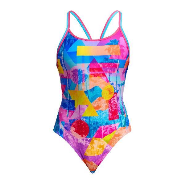 Foto van Funkita Pixel Paradise diamond back badpak dames 34