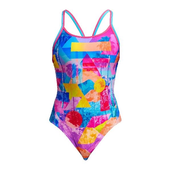 Foto van Funkita Pixel Paradise diamond back badpak dames
