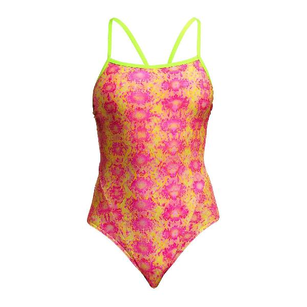 Foto van Funkita Poison Pink single strap badpak dames