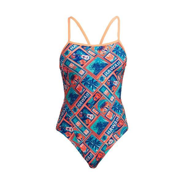 Foto van Funkita Tiki Tango single strap badpak dames 34