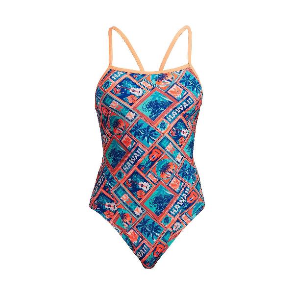 Foto van Funkita Tiki Tango single strap badpak dames