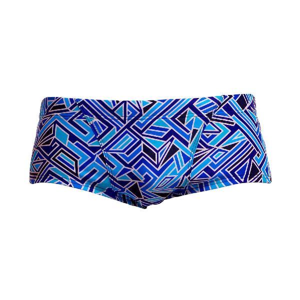 Foto van Funky Trunks Blue Bits Classic Trunk zwembroek heren