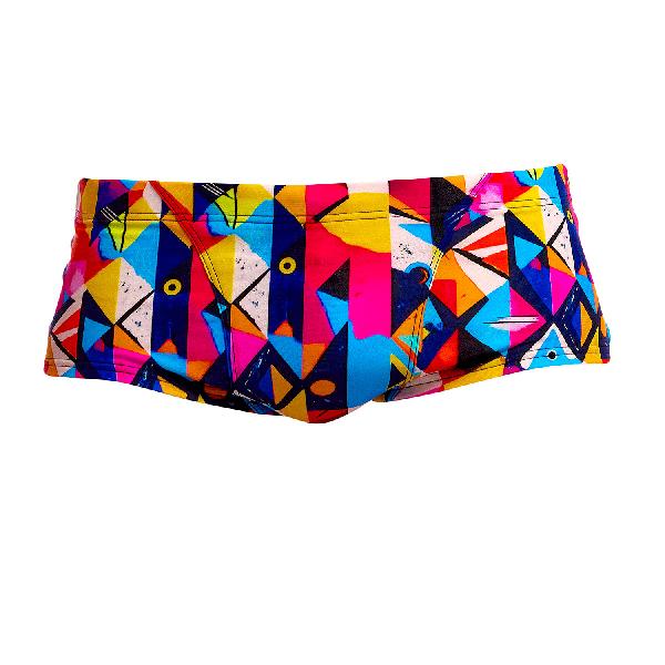 Foto van Funky Trunks Broken Blox Classic Trunk zwembroek heren