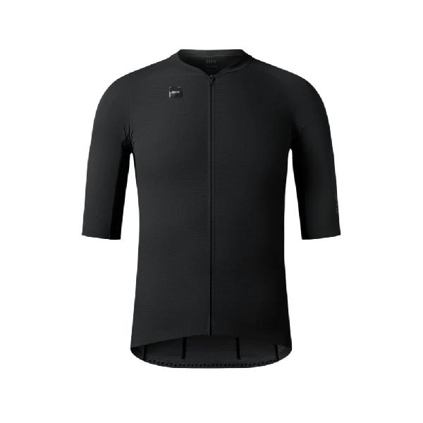 Foto van Gobik Phantom fietsshirt korte mouw jet black unisex XXL