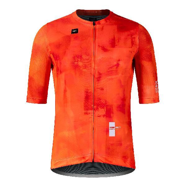 Foto van Gobik fietsshirt korte mouw stark gerbera heren
