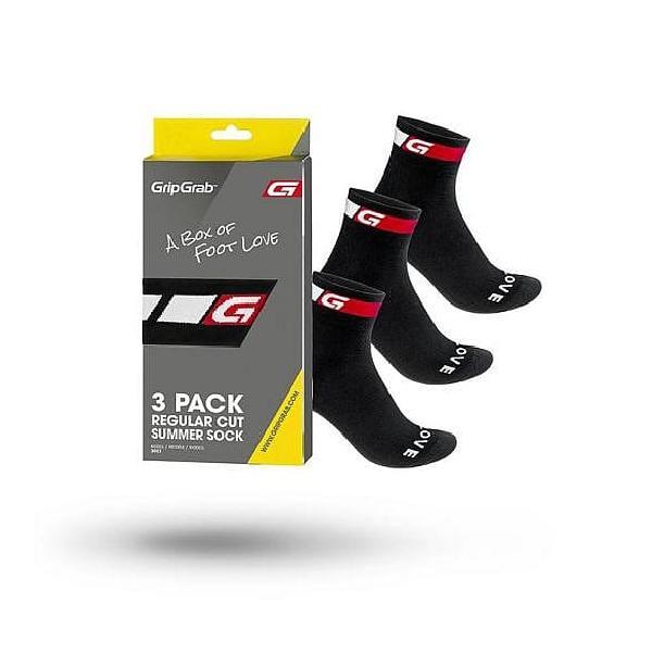 Foto van GripGrab Classic fietssokken 3-pack zwart