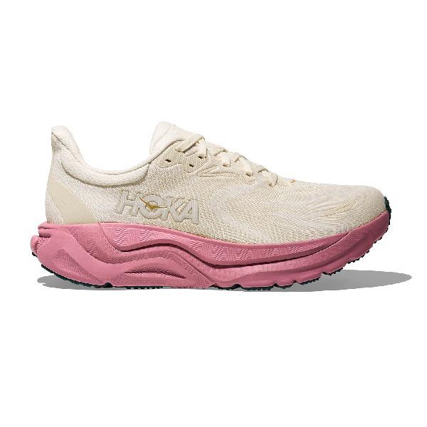 Foto van Hoka Arahi 8 hardloopschoenen Alabaster/Lingoberry dames 40 2-3