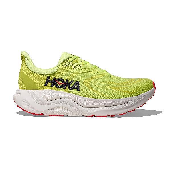Foto van Hoka Arahi 8 hardloopschoenen Neon Yuzu/Neon Flame heren