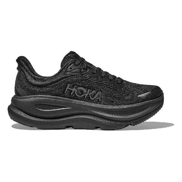 Foto van Hoka Bondi 9 WIDE hardloopschoenen Black/Black dames 40 2-3