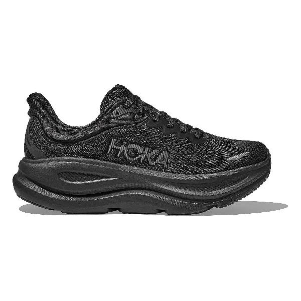 Foto van Hoka Bondi 9 WIDE hardloopschoenen Black/Black dames