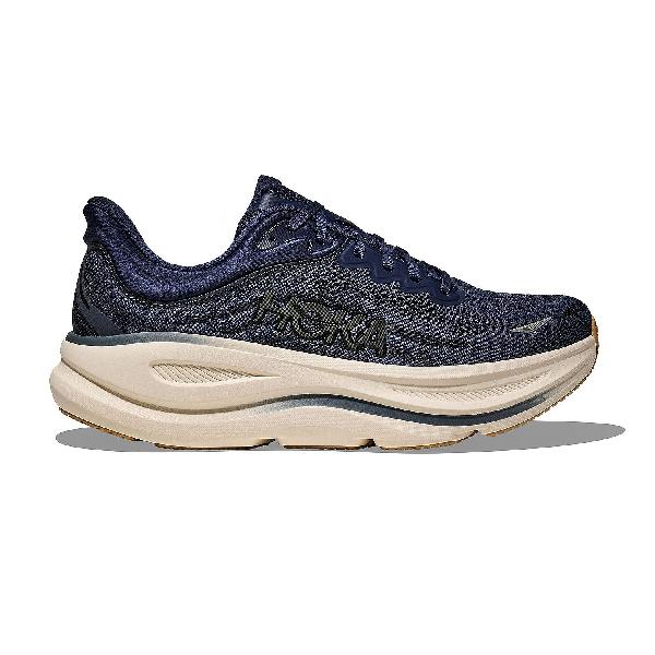 Foto van Hoka Bondi 9 hardloopschoenen Midnight Blue/Varsity Navy heren