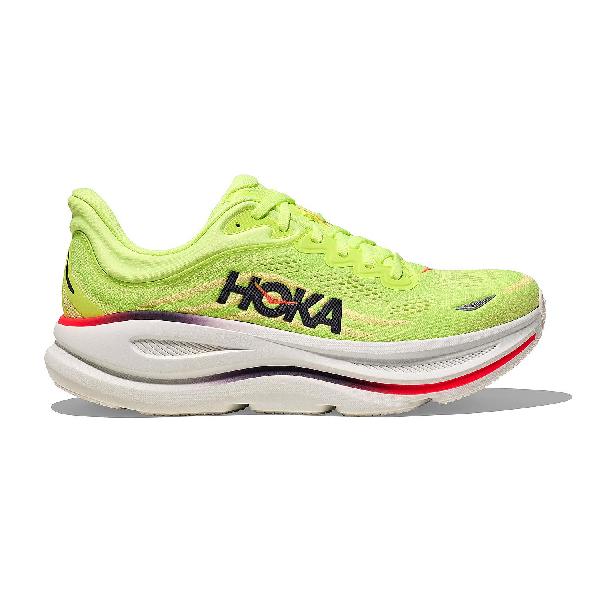 Foto van Hoka Bondi 9 hardloopschoenen Neon Yuzu/Sunlight heren