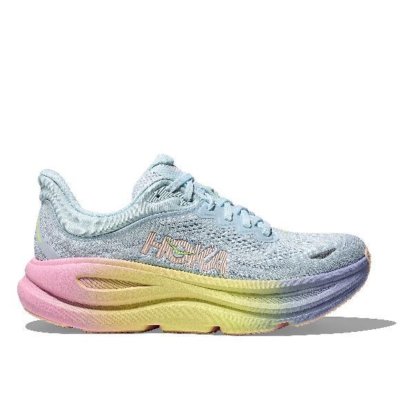 Foto van Hoka Bondi 9 hardloopschoenen glimmering blue/overcast dames
