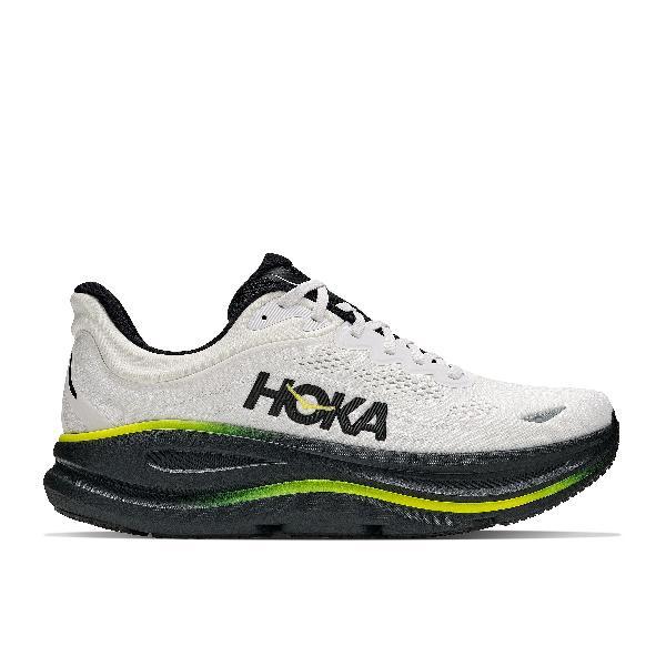 Foto van Hoka Bondi 9 hardloopschoenen white/citrus heren