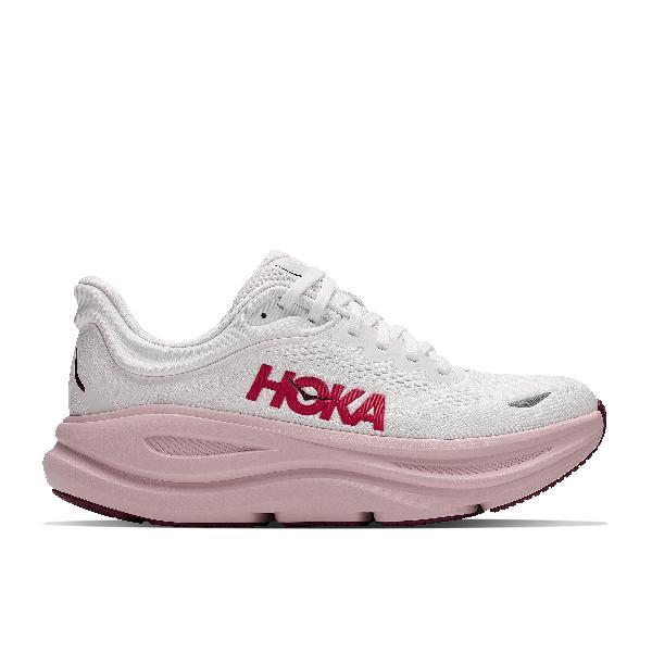 Foto van Hoka Bondi 9 hardloopschoenen white/pink opal dames