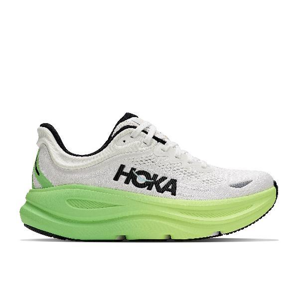 Foto van Hoka Bondi 9 hardloopschoenen white/tart apple dames