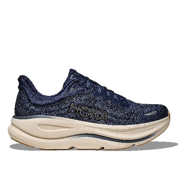 Foto van Hoka Bondi 9 wide hardloopschoenen midnight blue/varsity navy heren