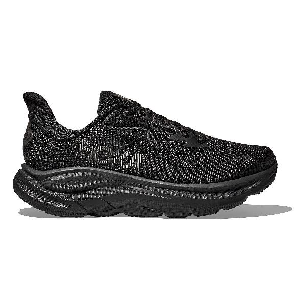 Foto van Hoka Clifton 10 hardloopschoenen Black/Black Dames