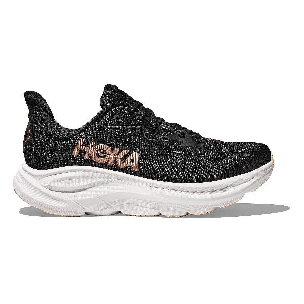 Foto van Hoka Clifton 10 hardloopschoenen Black/Rose Gold Dames