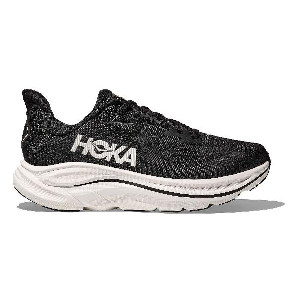 Foto van Hoka Clifton 10 hardloopschoenen Black/White Dames