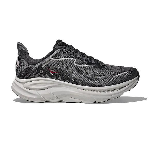 Foto van Hoka Clifton 10 hardloopschoenen Carbon Black/Satellite Grey heren