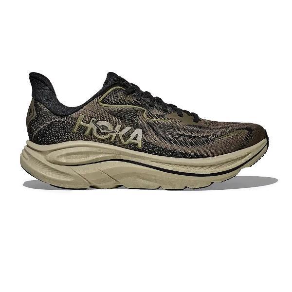 Foto van Hoka Clifton 10 hardloopschoenen Dark Roast/Black heren