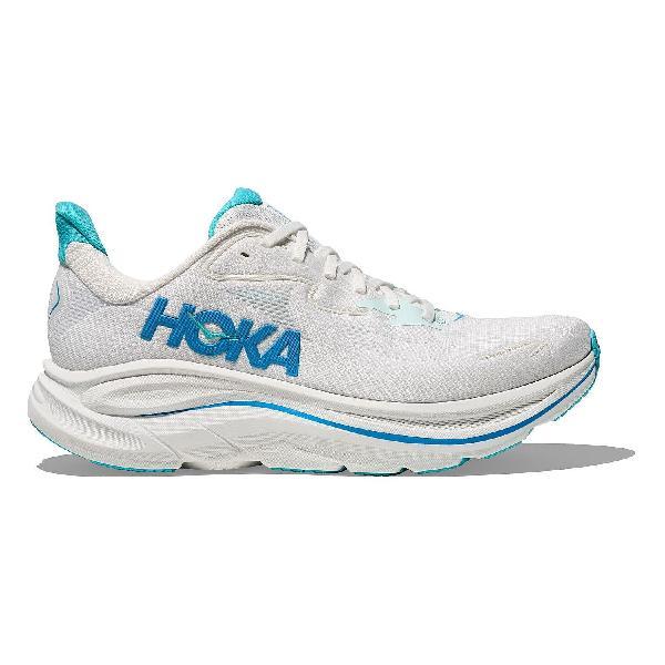 Foto van Hoka Clifton 10 hardloopschoenen White/ Skyward Blue Heren