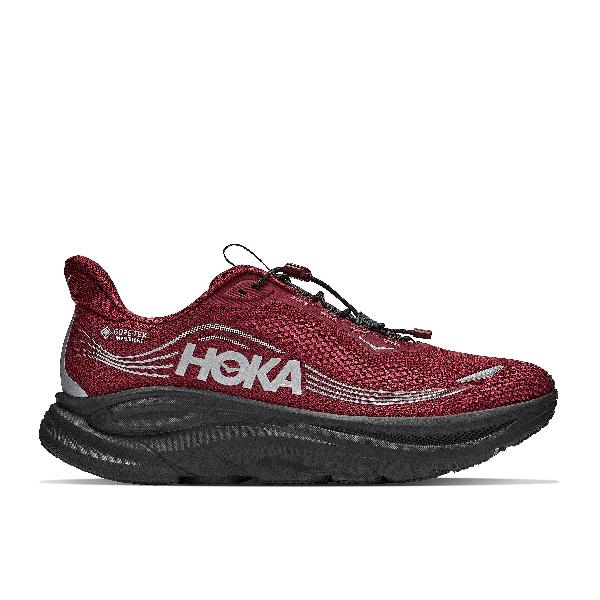 Foto van Hoka Clifton 11 GTX hardloopschoenen varsity burgundy/carbon black heren