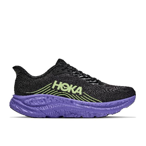 Foto van Hoka Clifton 11 hardloopschoenen black/neon yuzu heren