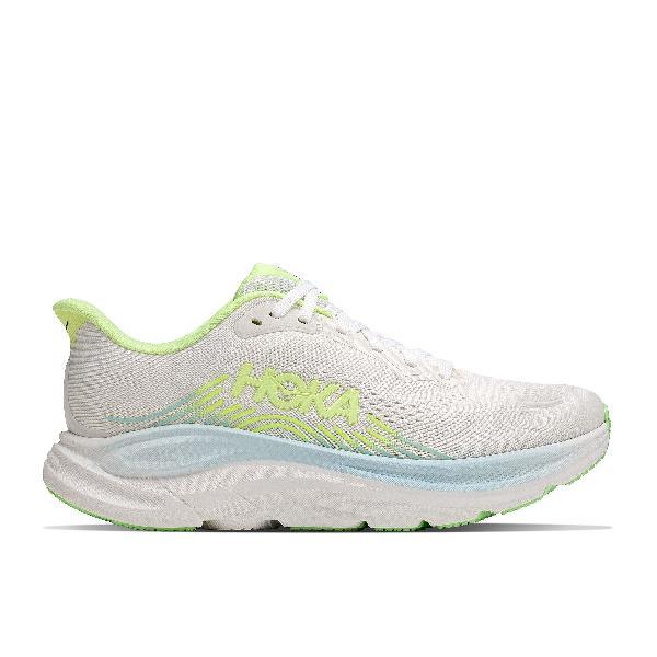 Foto van Hoka Clifton 11 wide hardloopschoenen frost/neon yuzu dames
