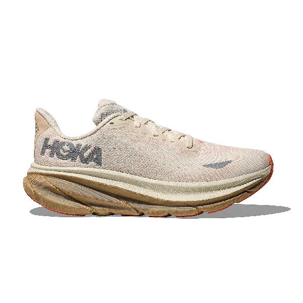Foto van Hoka Clifton 9 GTX hardloopschoenen Eggshell/Khaki dames